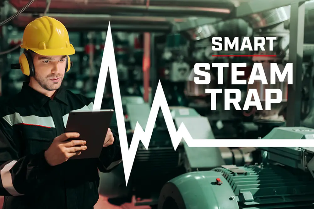 Loctite Pulse Smart Steam Trap, pracovník technickej údržby vo výrobnom závode 