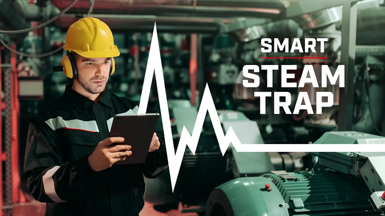 Loctite Pulse Smart Steam Trap, pracovník technickej údržby vo výrobnom závode 