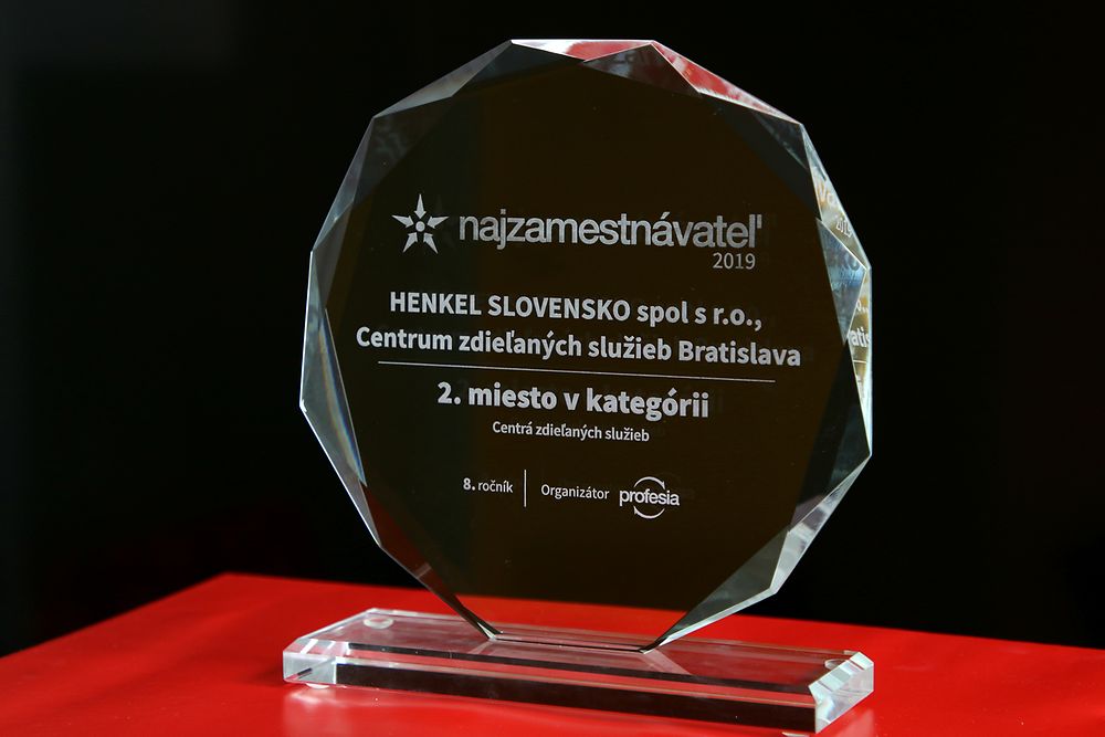 Ocenenie Henkel Slovensko – Najzamestnávateľ 2019
