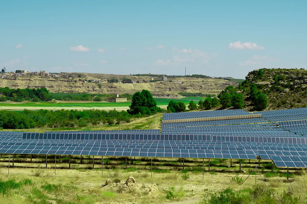 Solar power plants in Spain
