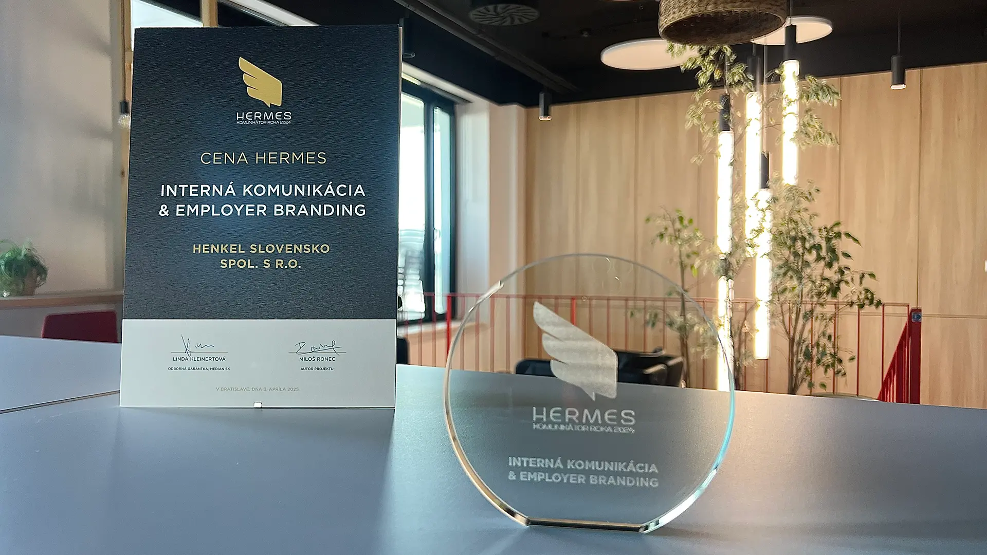 Spoločnosť Henkel Slovensko získala ocenenie Hermes Komunikátor roka 2024 za inovatívny prístup k bezpečnosti na pracovisku