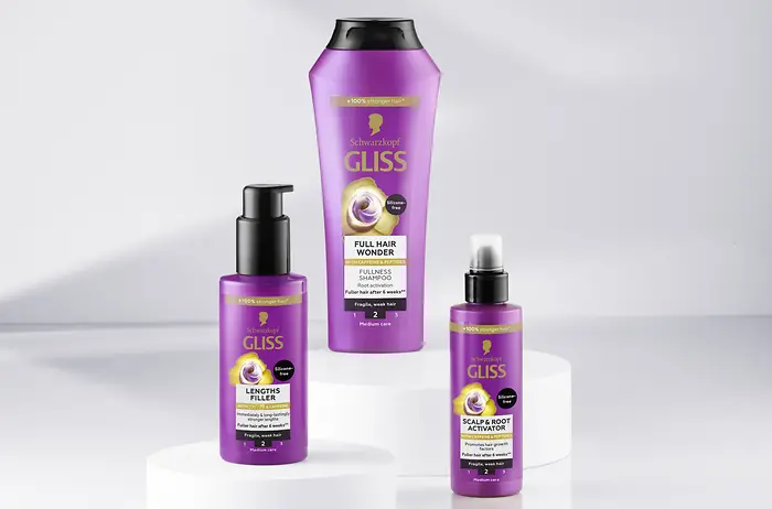Energia pre vaše vlasy: Kofeínová starostlivosť radu Schwarzkopf GLISS Full Hair Wonder posilňuje vlasy a redukuje ich vypadávanie