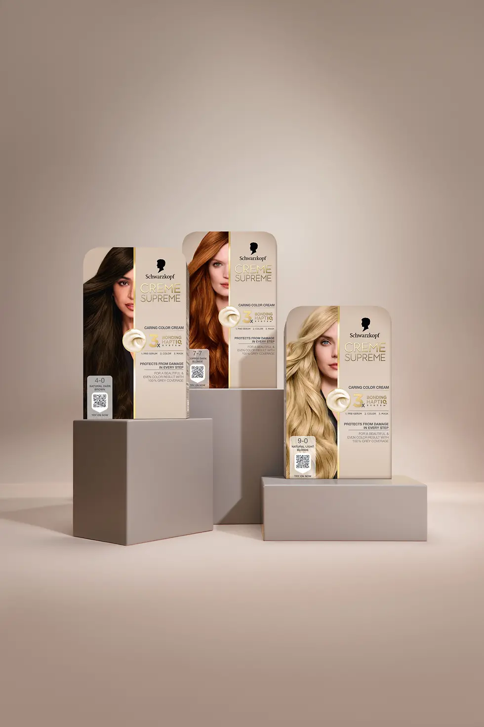 S novou značkou farieb na vlasy Schwarzkopf Creme Supreme získate farbu vlasov, po ktorej túžite a vďaka technológii 3× Bonding HaptIQ aj starostlivosť, ktorú si zaslúžite