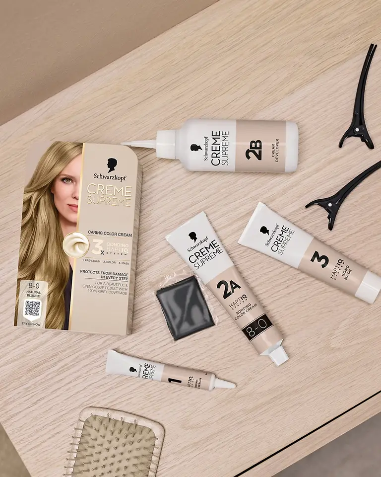 S novou značkou farieb na vlasy Schwarzkopf Creme Supreme získate farbu vlasov, po ktorej túžite a vďaka technológii 3× Bonding HaptIQ aj starostlivosť, ktorú si zaslúžite