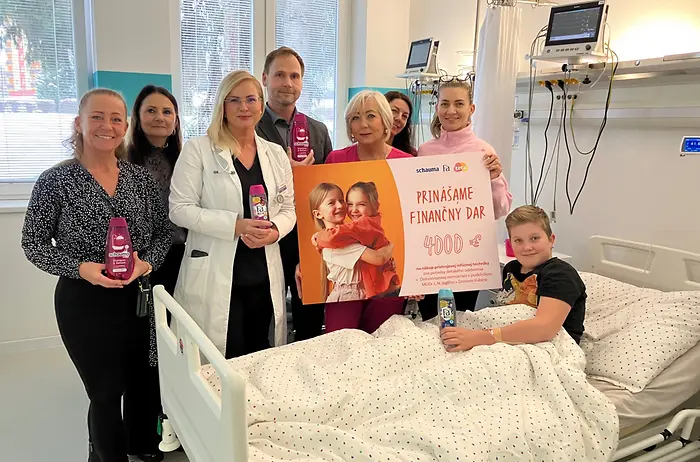Henkel Slovensko a Teta drogérie podporili 27 detských nemocníc sumou takmer 90 000 eur