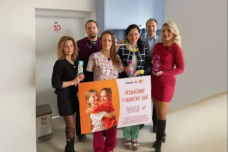 Henkel Slovensko a Teta drogérie podporili 27 detských nemocníc sumou takmer 90 000 eur