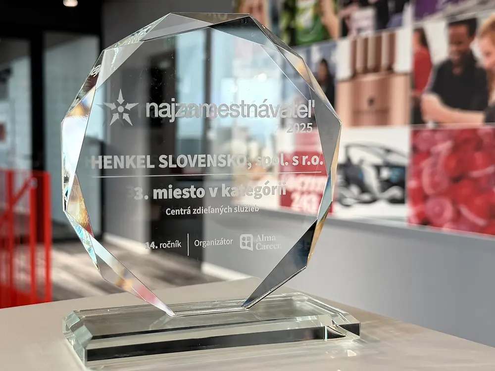 
V kategórii Centrá zdieľaných služieb si spoločnosť Henkel Slovensko odniesla 3. miesto.