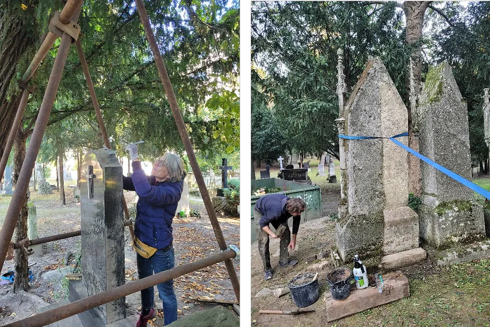 
Obnova historických náhrobníkov na cintoríne pri Kozej bráne prispieva k zachovaniu historickej pamäti Bratislavy.