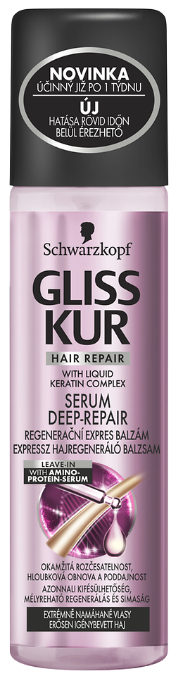
Gliss Kur Serum Deep Repair expresný regeneračný kondicionér
