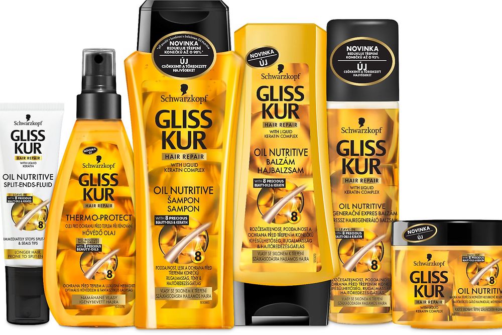 
Nový, vylepšený rad Schwarzkopf Gliss Kur Oil Nutritive