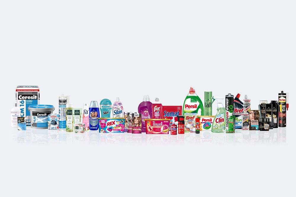 
Vybrané produkty spoločnosti Henkel