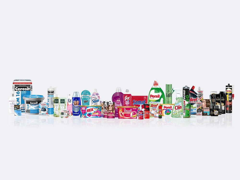 
Vybrané produkty spoločnosti Henkel