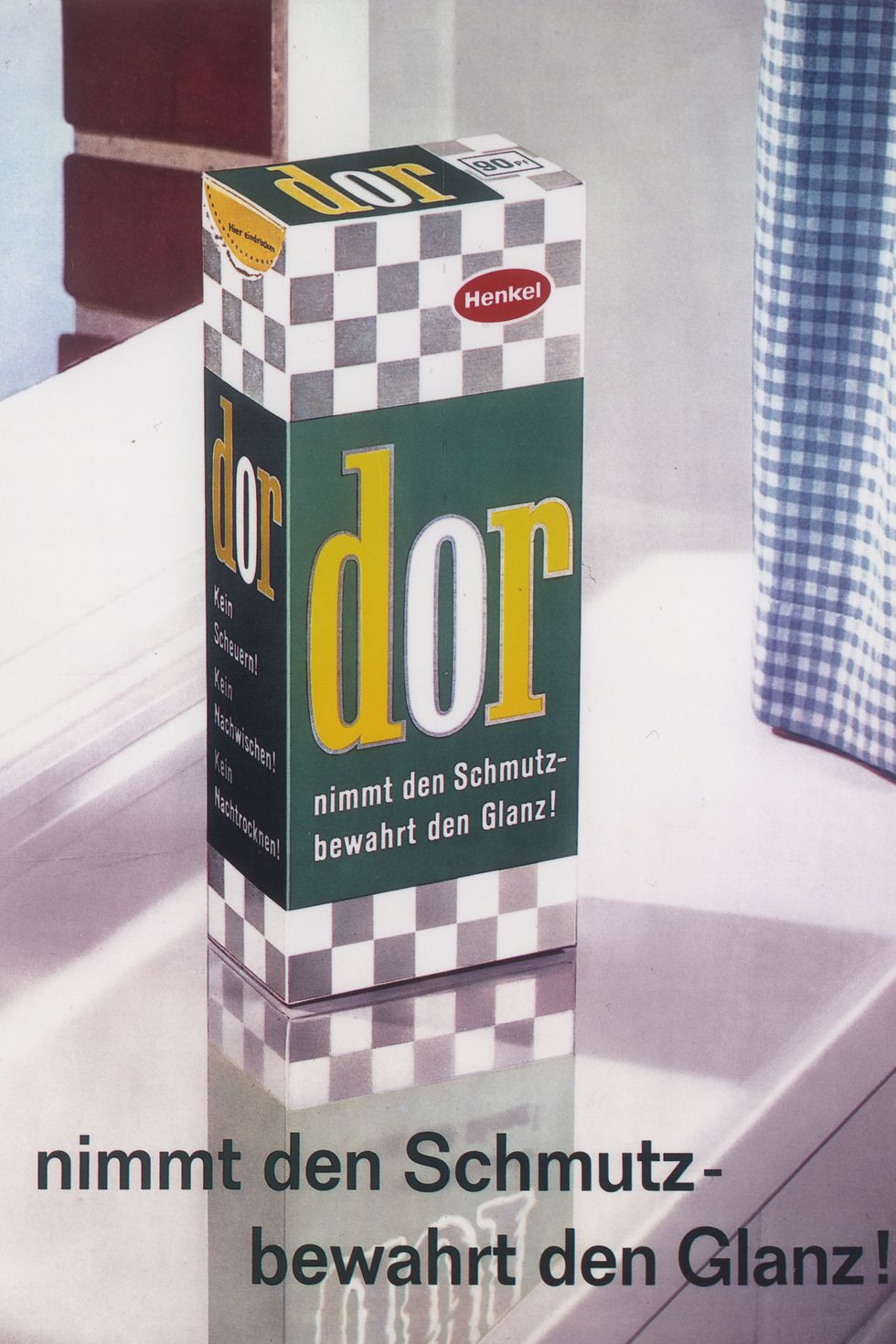 Reklama na viacúčelový čistič Dor