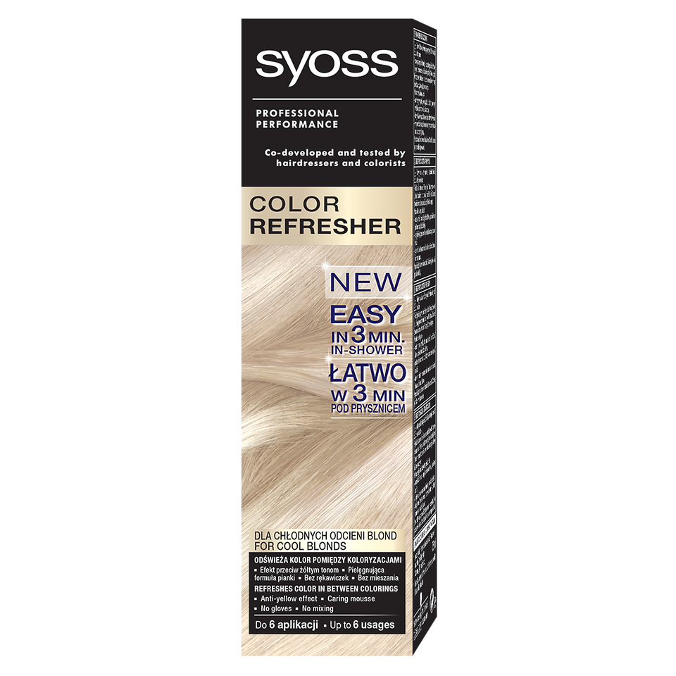 Syoss Color Refresher, na chladné blond odtiene