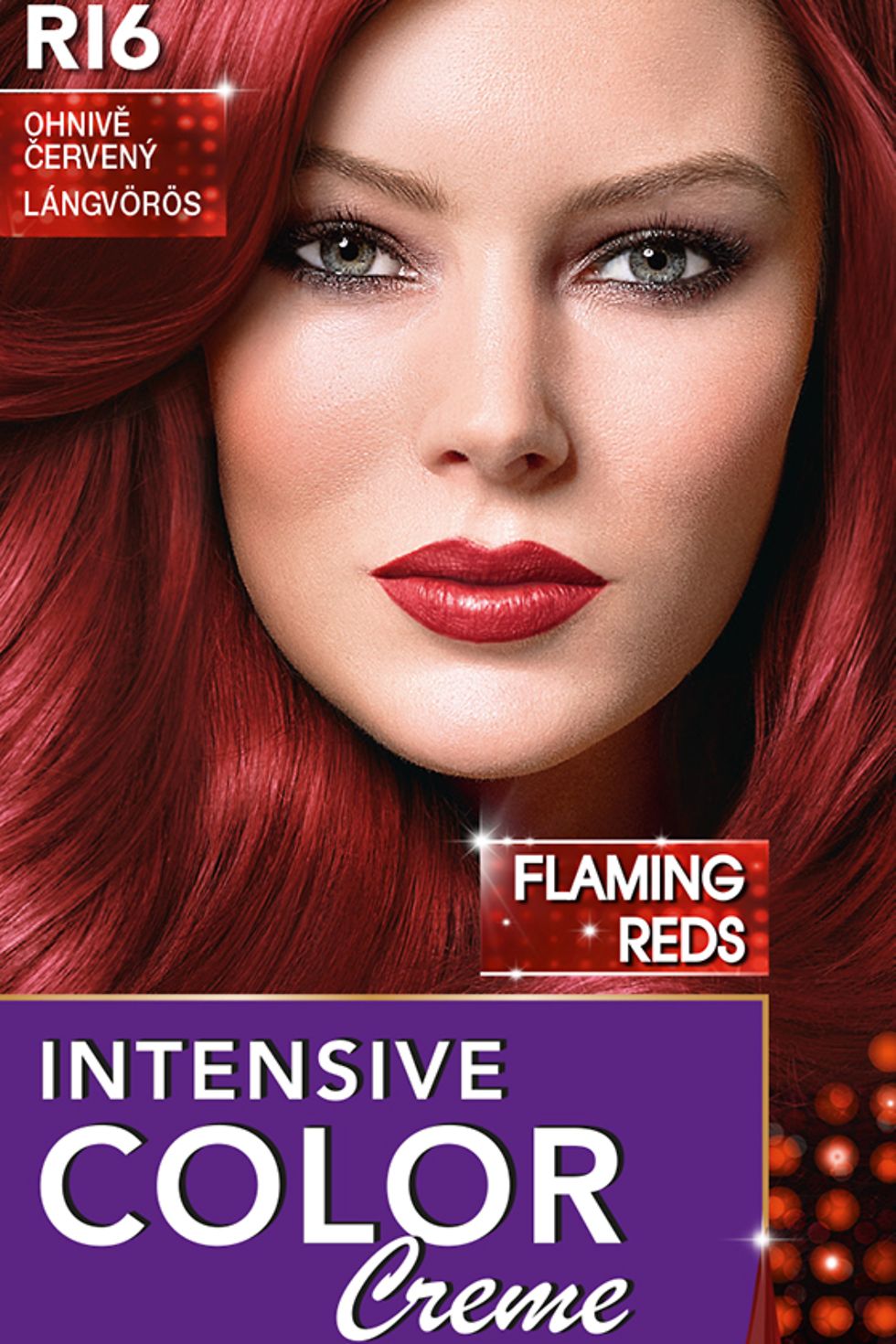 Farba na vlasy Palette Intensive Color Creme RI6 Ohnivo červený