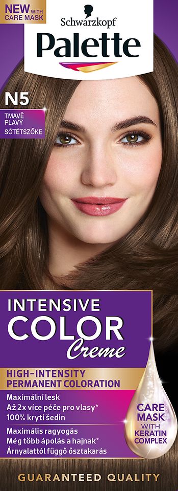 Farba na vlasy Palette Intensive Color Creme N5 Tmavoplavý