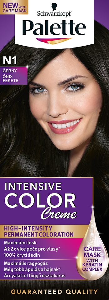 Farba na vlasy Palette Intensive Color Creme N1 Čierny