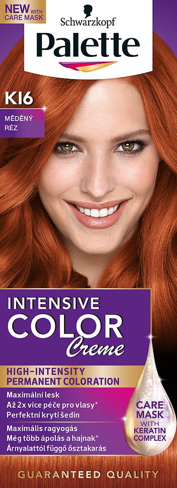 Farba na vlasy Palette Intensive Color Creme KI6 Medený