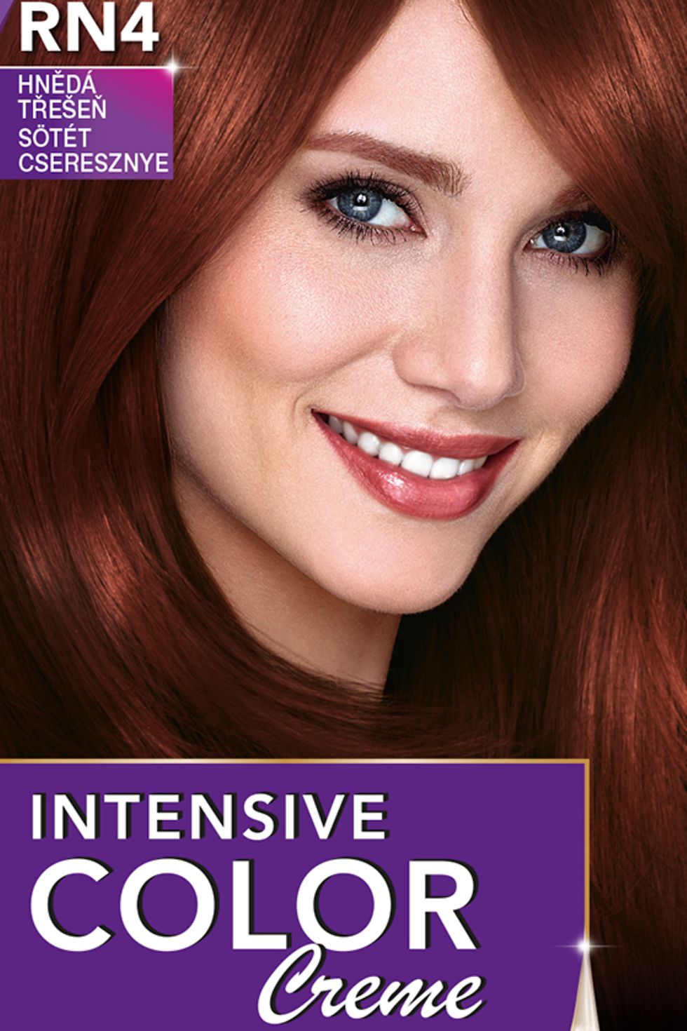 Farba na vlasy Palette Intensive Color Creme RN4 Čerešňovohnedý