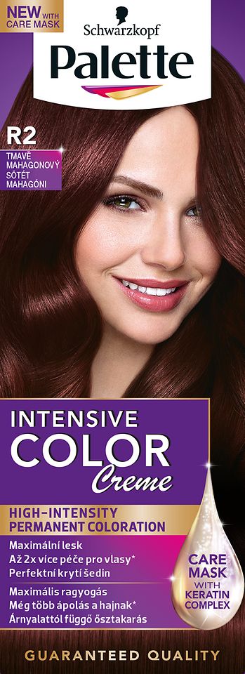 Farba na vlasy Palette Intensive Color Creme R2 Tmavý mahagónový