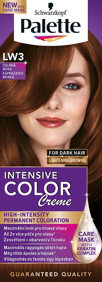 Farba na vlasy Palette Intensive Color Creme LW3 Oslnivá mokka