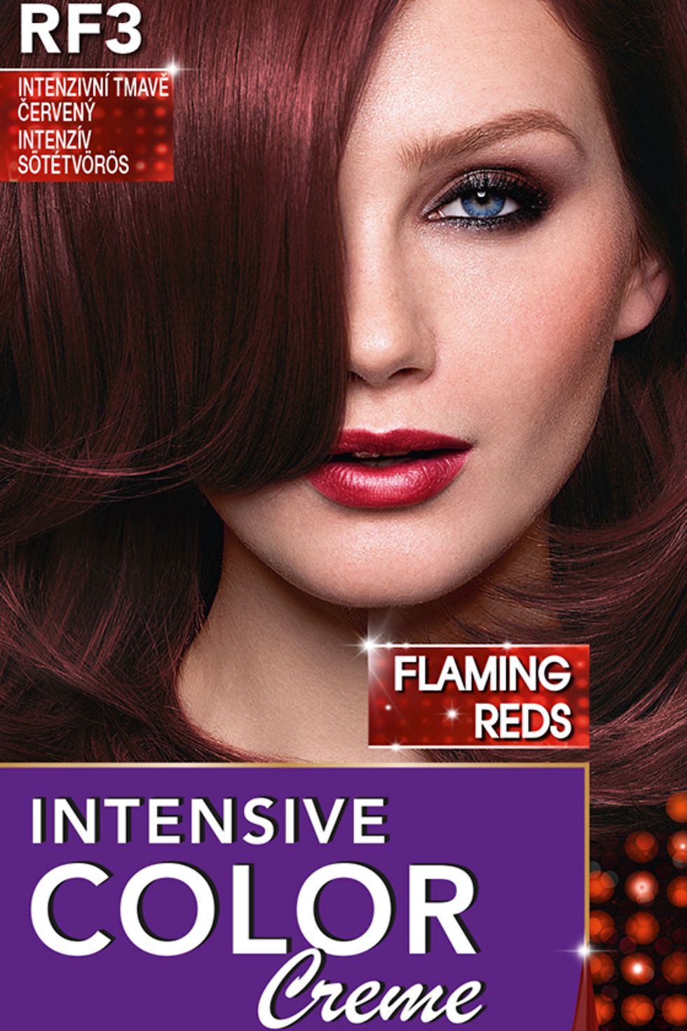 Farba na vlasy Palette Intensive Color Creme RF3 Intenzívny tmavočervený