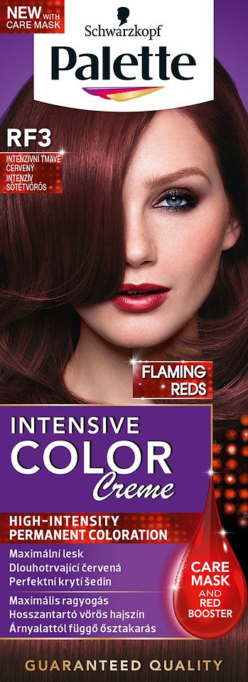 Farba na vlasy Palette Intensive Color Creme RF3 Intenzívny tmavočervený