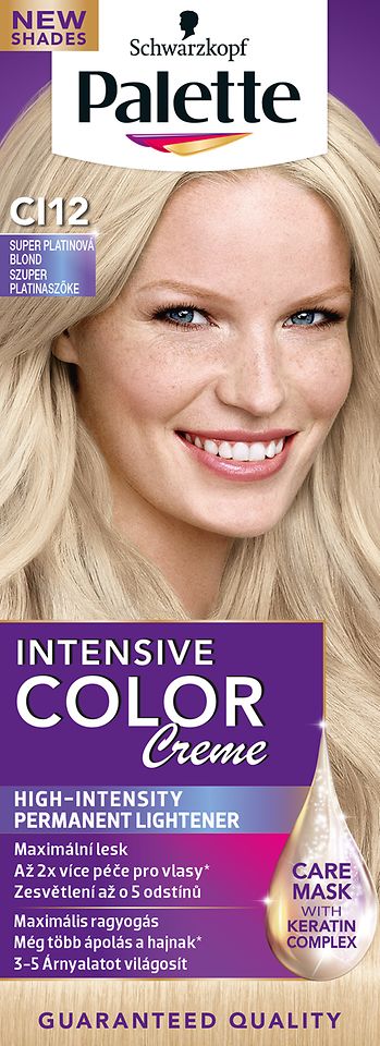 Farba na vlasy Palette Intensive Color Creme CI12 Super platinovoplavý