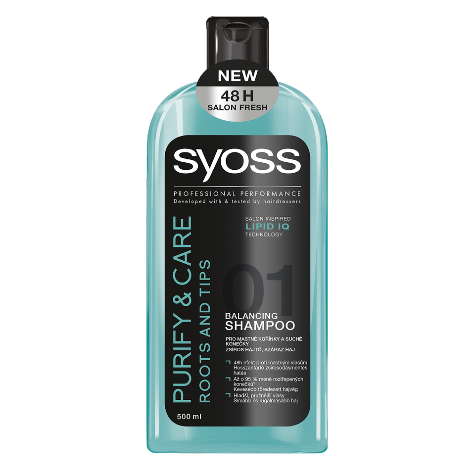 Syoss Purify & Care Roots and Tips šampón