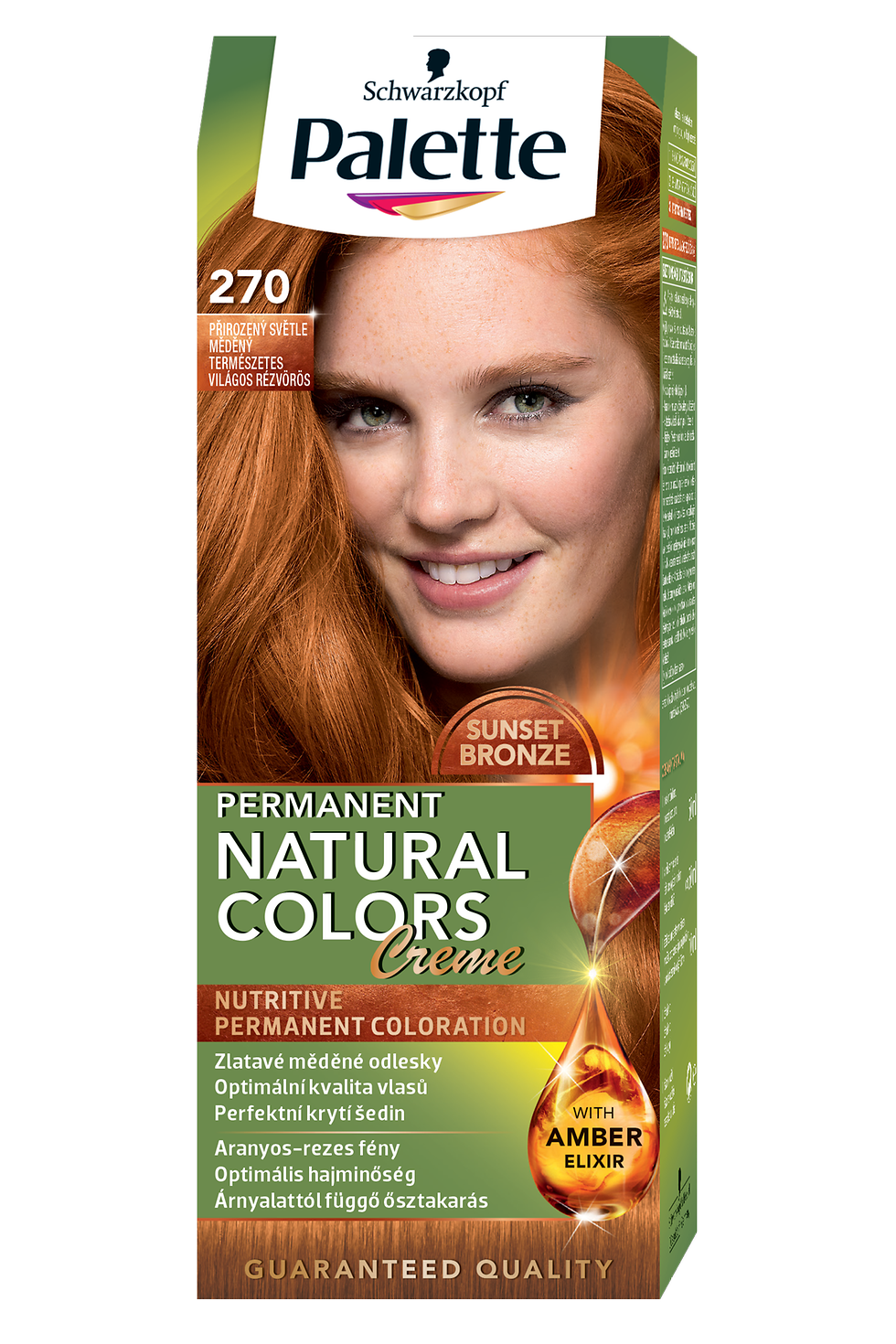 Palette Natural Colors Sunset Bronze 270 Medený blond