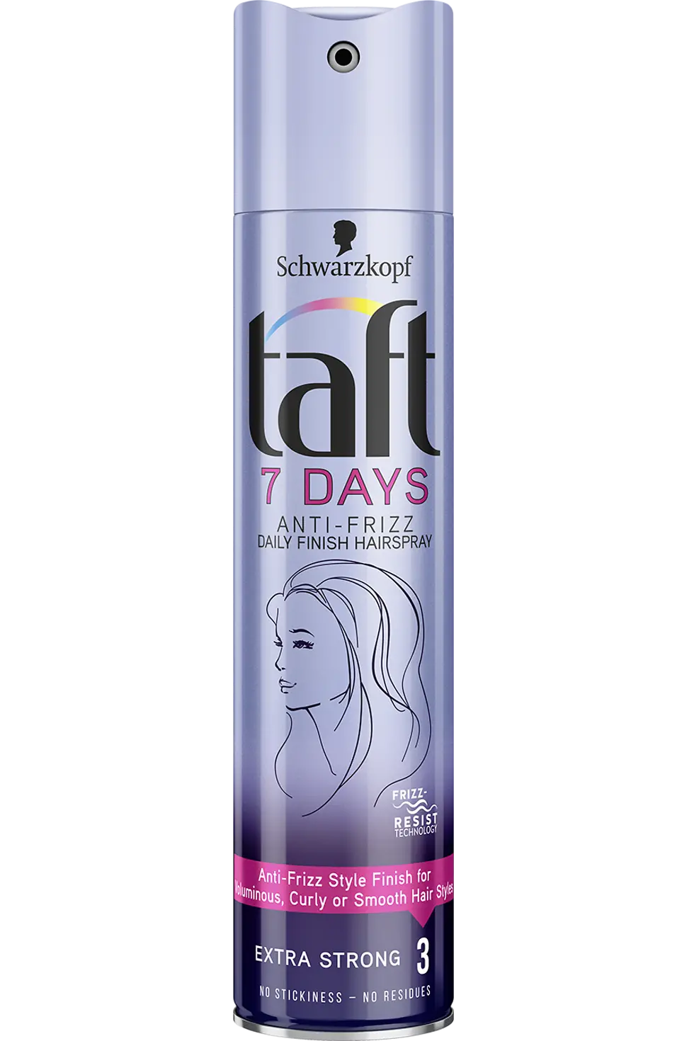 Taft 7 Days ANTI-FRIZZ DAILY FINISH lak na vlasy