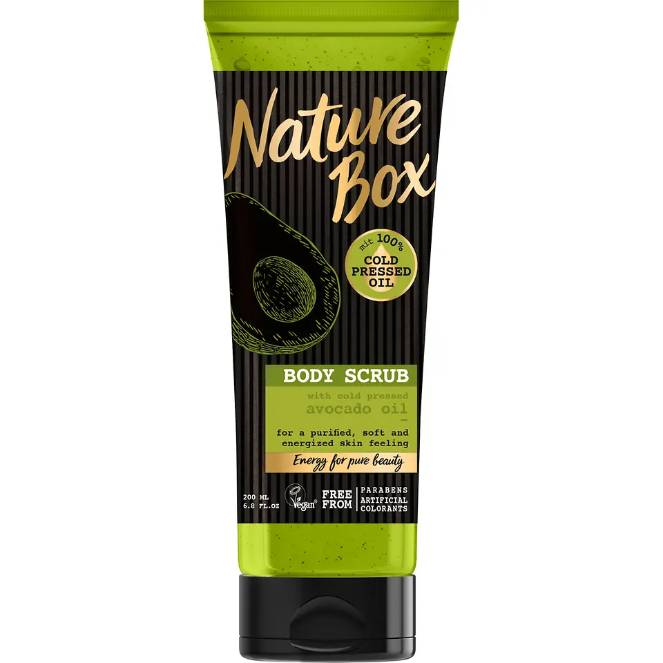 Nature Box Avokádo Sprchovací peeling 