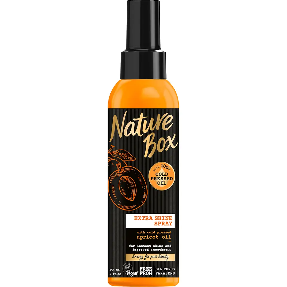 Nature Box Marhuľa Sprej pre lesk
