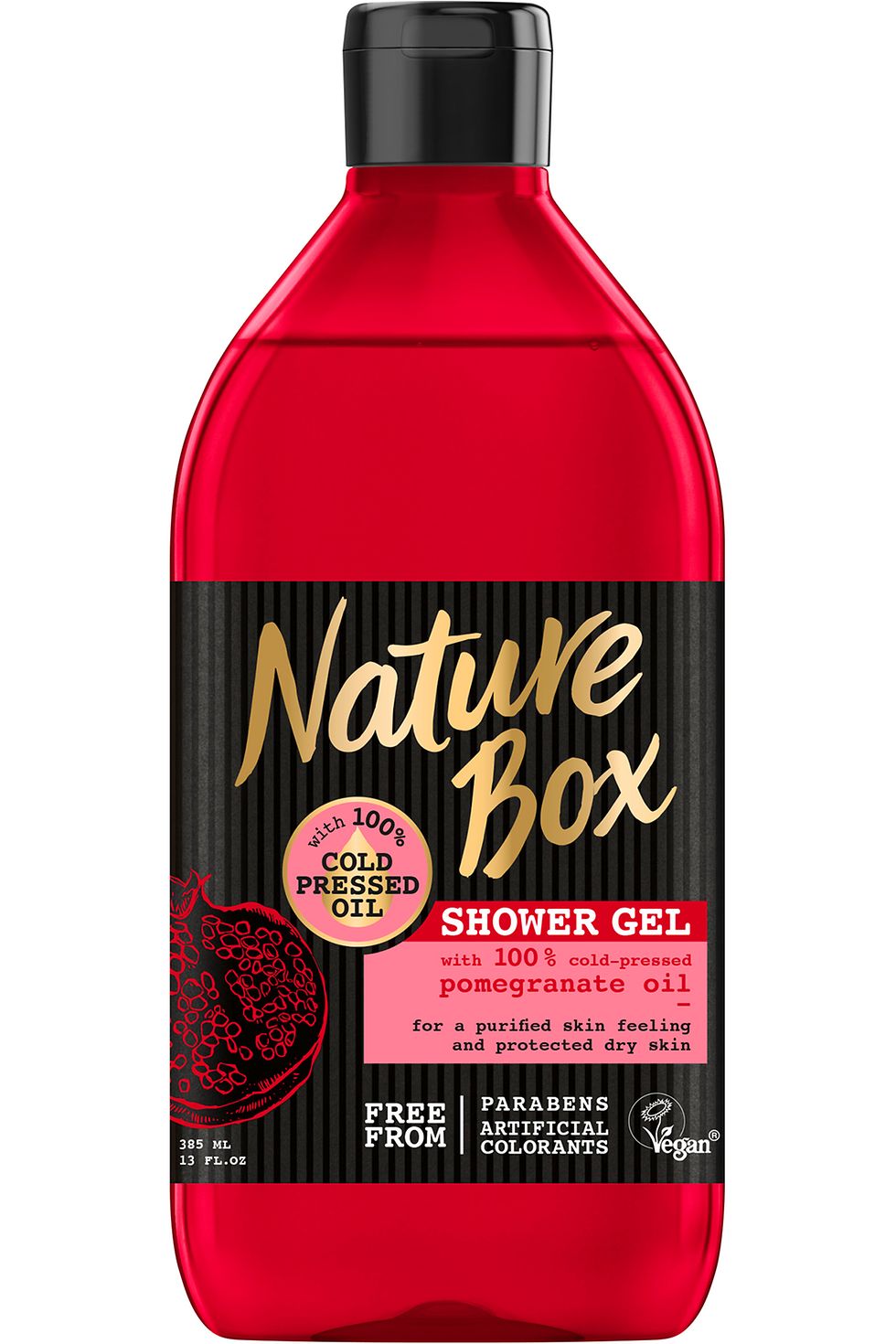 Nature Box granátové jablko sprchovací gél