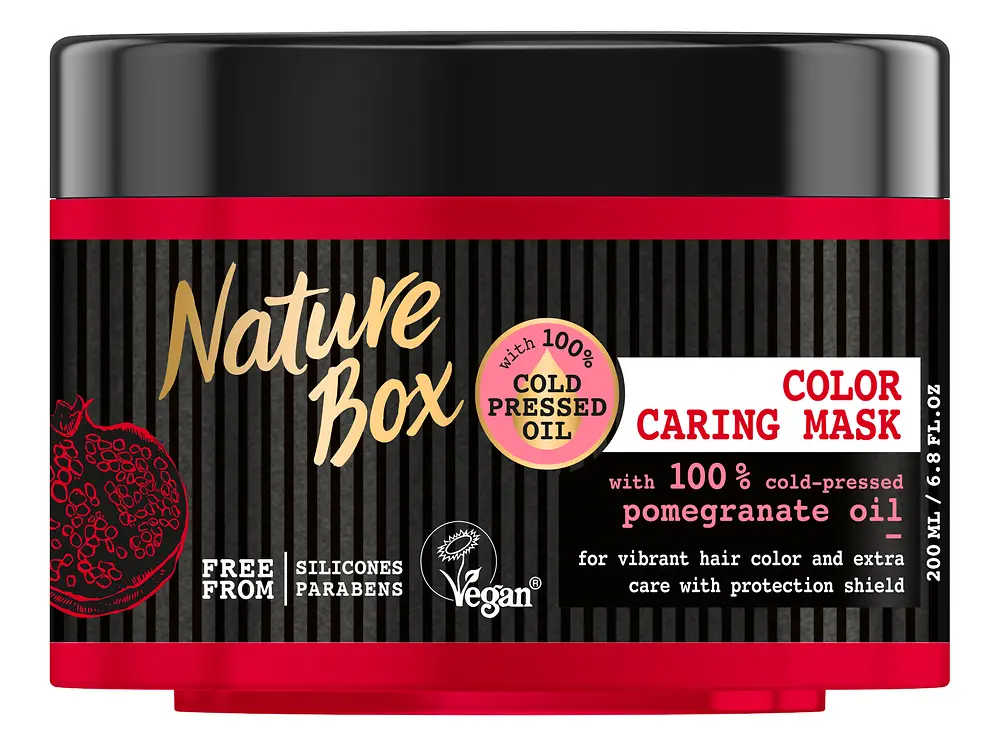 Nature Box granátové jablko vlasová maska