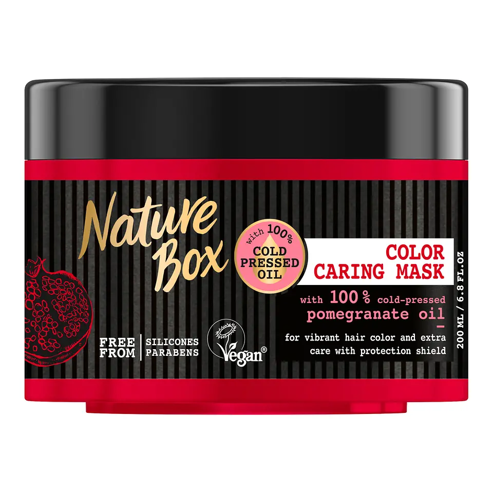 Nature Box granátové jablko vlasová maska
