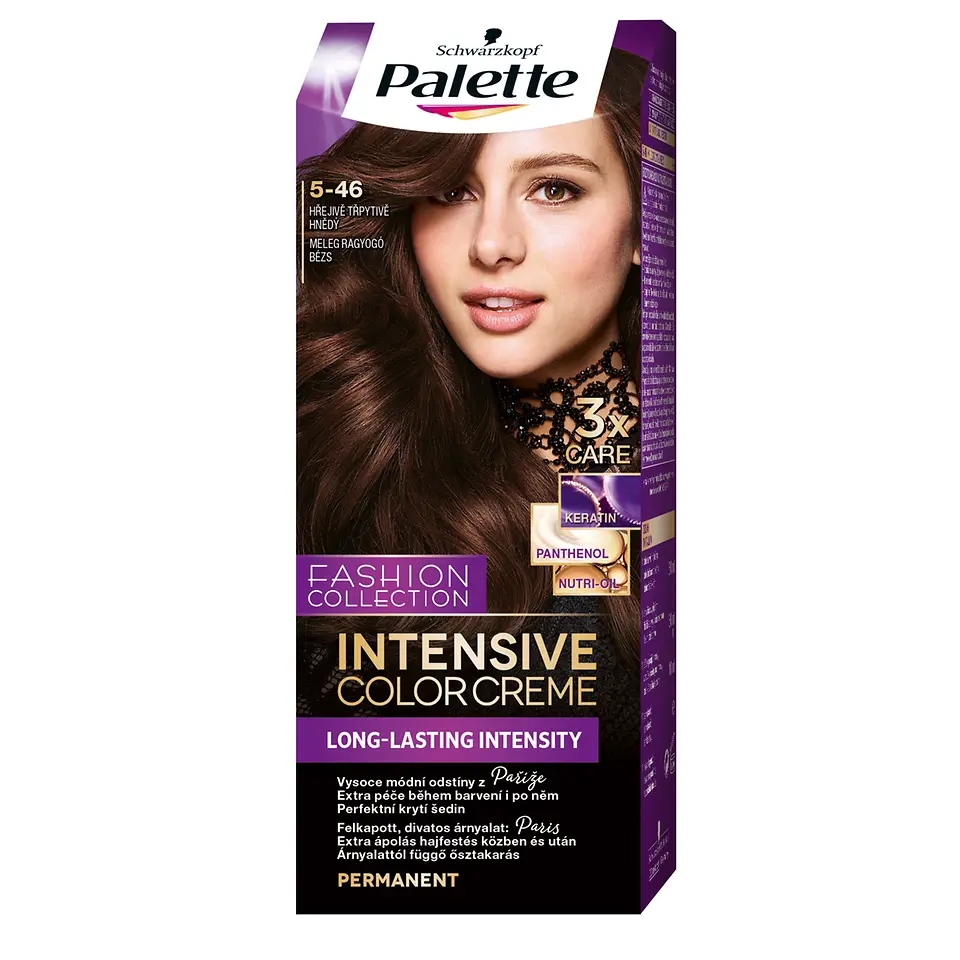 Palette Intensive Color Creme Hrejivo trblietavo hnedý (5-46)