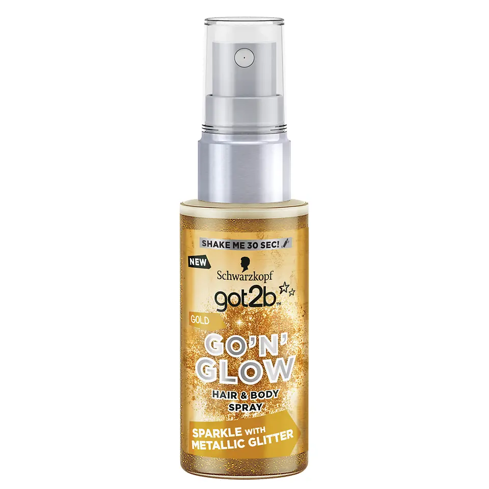 got2b GO’N’GLOW GOLD sprej na vlasy a telo