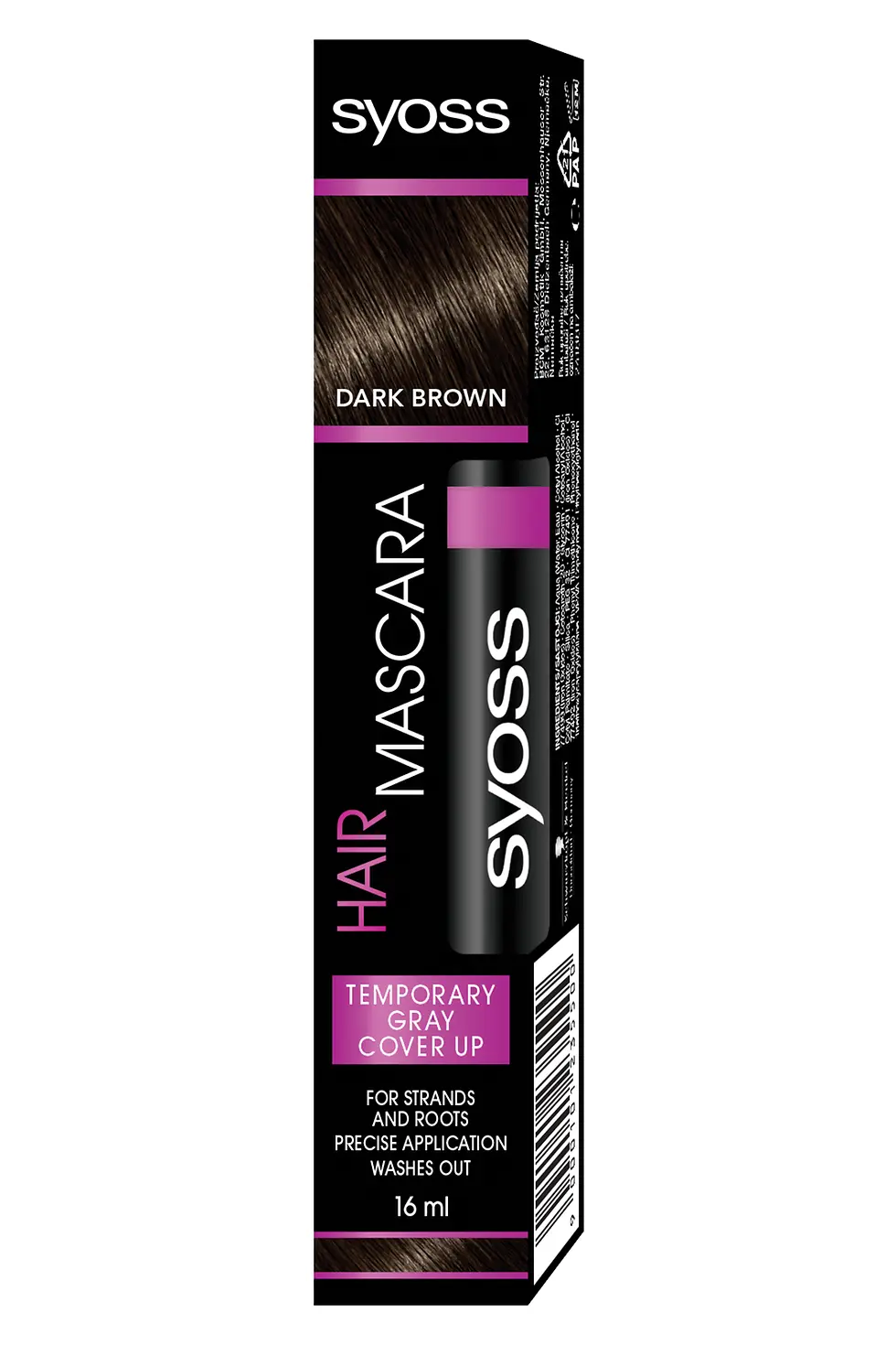 SYOSS MASKARA NA VLASY Tmavá hnedá