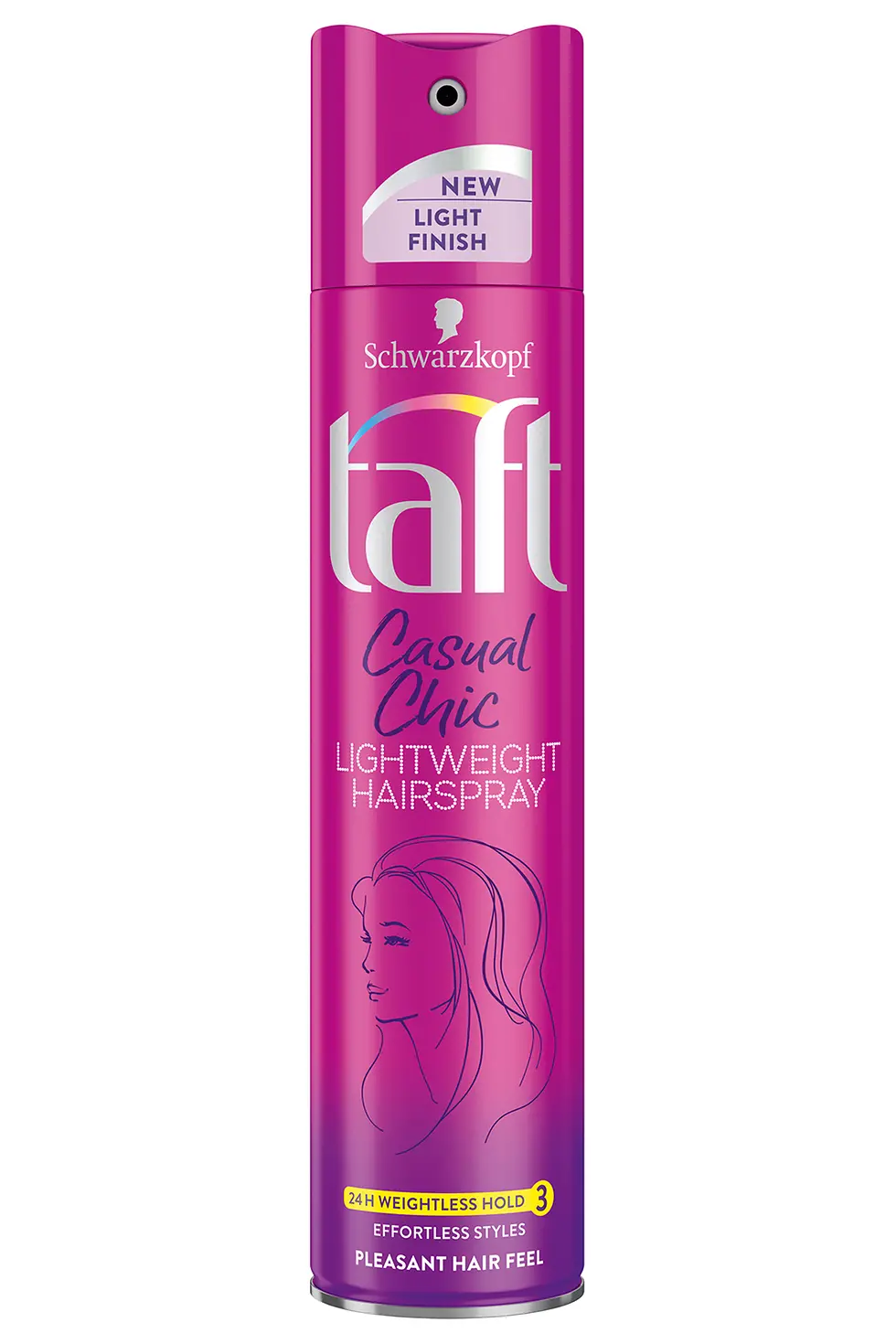 Taft CASUAL CHIC nezaťažujúci lak na vlasy