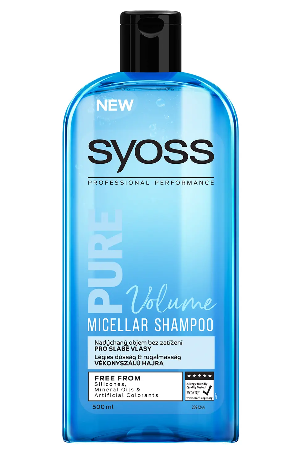 SYOSS PURE VOLUME micelárny šampón