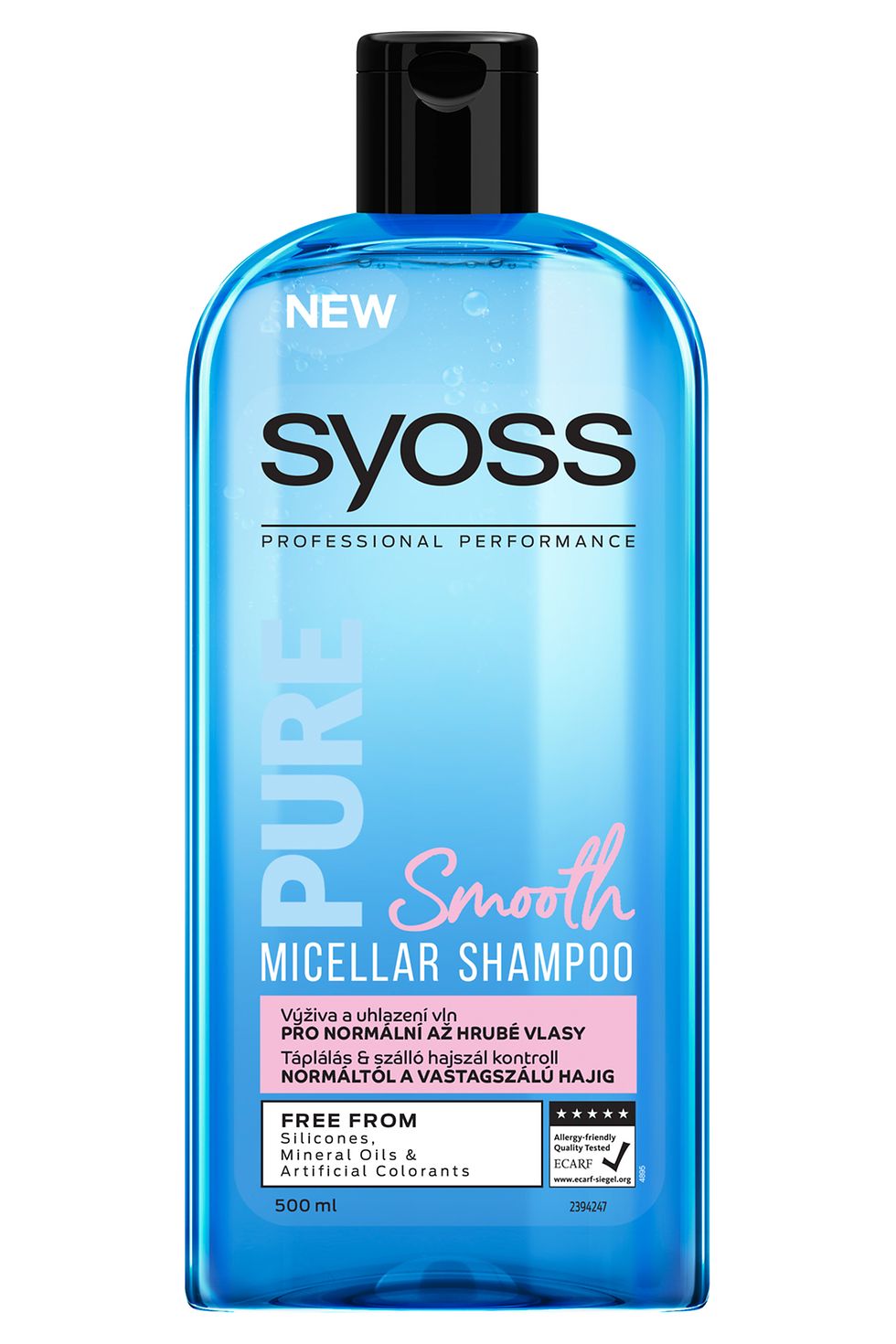 SYOSS PURE SMOOTH micelárny šampón