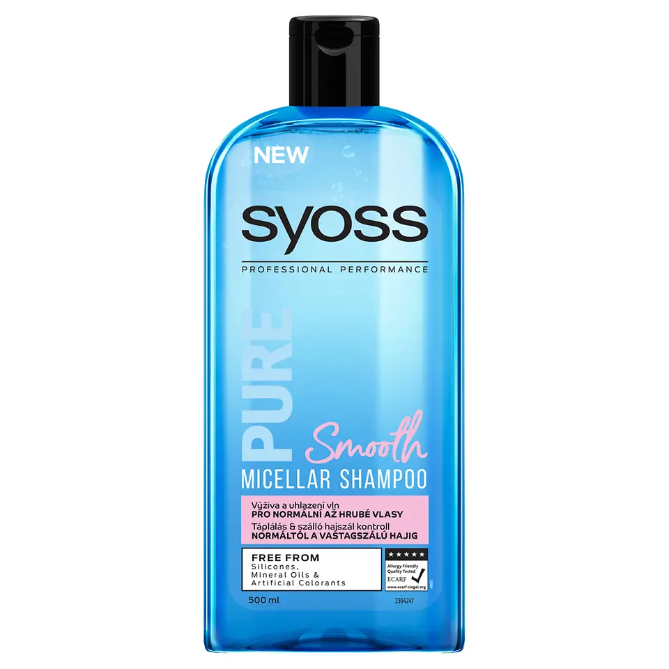 SYOSS PURE SMOOTH micelárny šampón