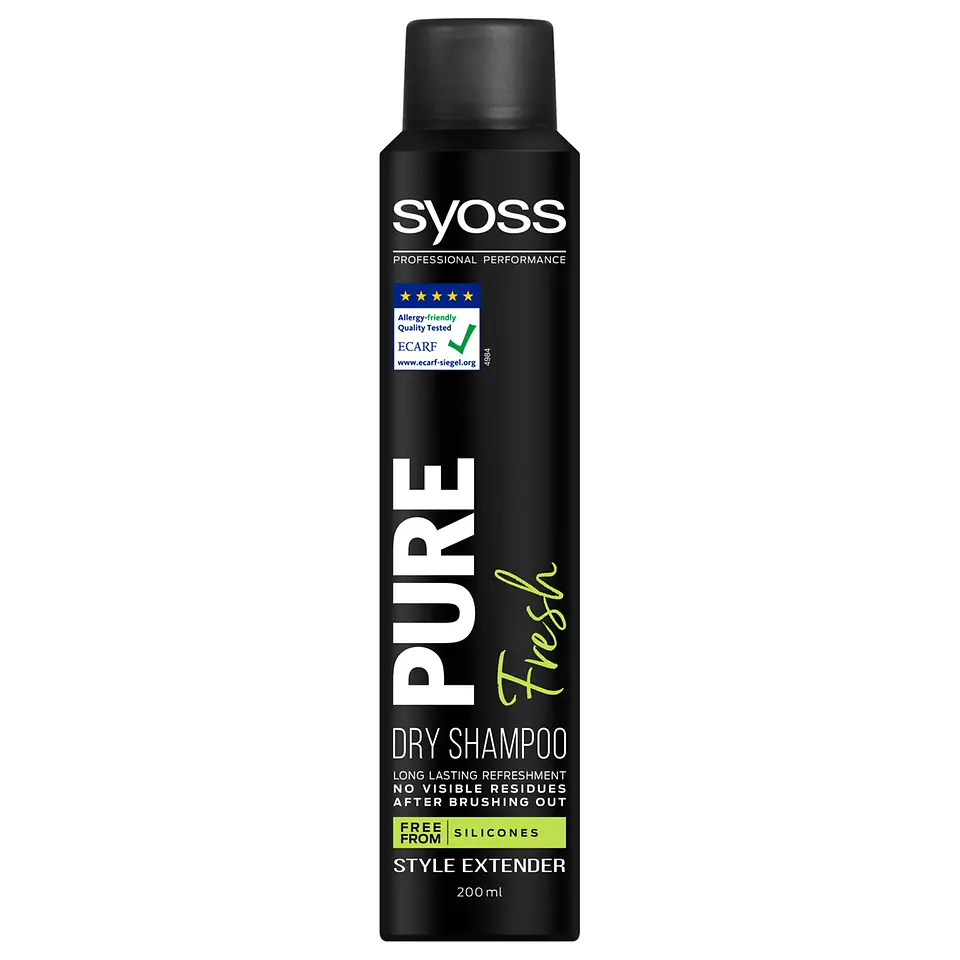 SYOSS PURE suchý šampón